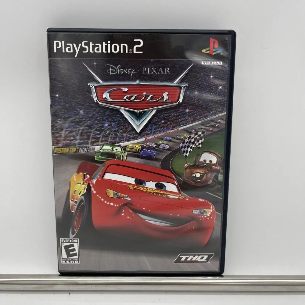 Disney Pixar Cars Sony PlayStation2 PS2 Complete CIB Black Label‎ Racing